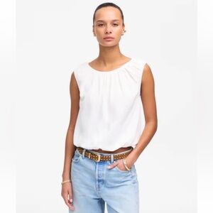 NWT Madewell White Bubble Tee Size Small